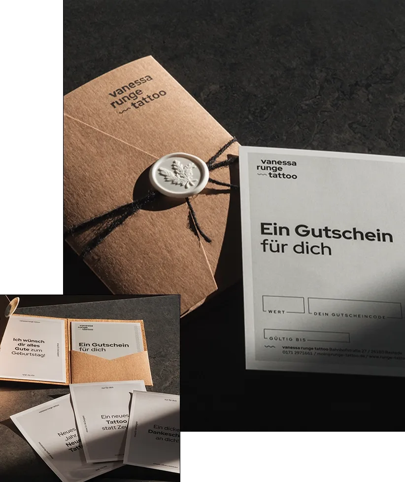 Tattoo-Gutschein von Vanessa Runge